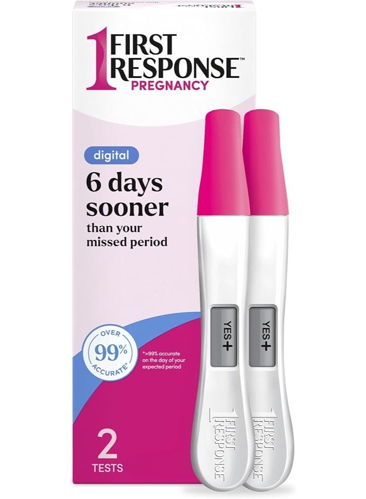 First Response Gold Digital Pregnancy Test, 2 Pack - Image 1